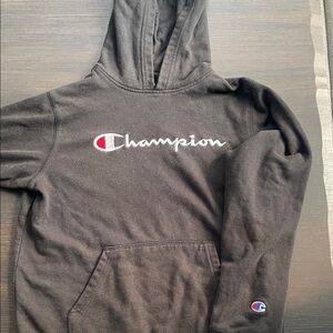 Champion Black Pullover Hoodie